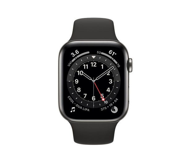 Apple Watch 6 44/Graphite Steel/Black Sport LTE - 601950 - zdjęcie 3